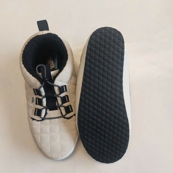 Vans Mens Size 9 Womens 10.5 Sherpa Chukka Slip-Er Boot Slippers Light Khaki - Picture 8 of 9